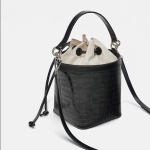Zara Bags - Zara croc cube bag Zara Bags - Zara croc cube bag